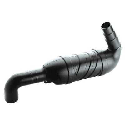 Exhaust muffler-waterlock with 120° inlet for exhaust hoses 40/45/50mm OS5137402