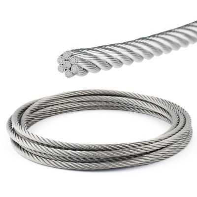Stainless steel 133-strand wire rope Ø2.5mm Sold by the metre OS0317225
