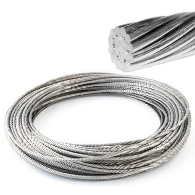 Stainless steel 19-strand wire rope 10mm Spool 100mt OS0317110