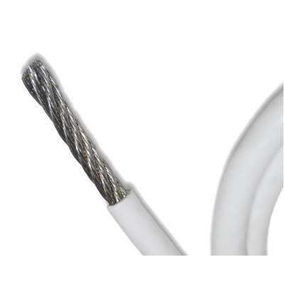 Stainless steel 49-strand PVC-coated wire rope 3 x 6 mm OS0318006