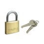 Padlock with brass body and stainless steel arch 50mm N60443503802