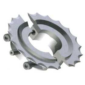 Stainless steel line clamp cutter Axis Ø 35mm Outer Ø 100mm OS5296105