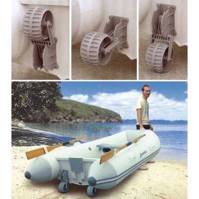 Pair launching wheels for Inflatable Boats 3 locking Positions N91359604405