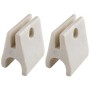 Pair of White nylon support plates for 22m-tubes D.22mm OS4610710
