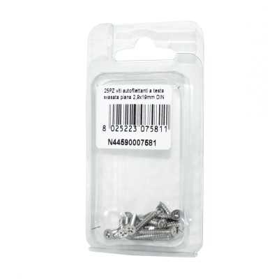 A2 DIN7982 Stainless steel flat self-tapping countersunk screws 2.9x19mm 25pcs N44590007581