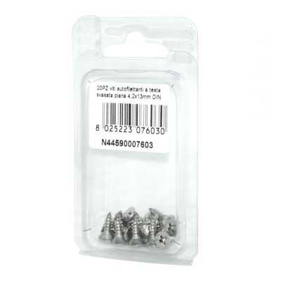 A2 DIN7982 Stainless steel flat self-tapping countersunk screws 4.2x13mm 20pcs N44590007603