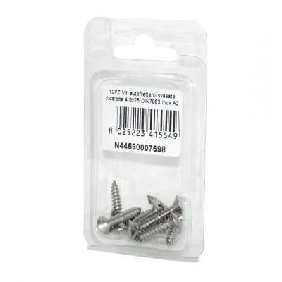 DIN 7983 Self-tapping Countersunk head cap screws 4.8x25mm 10pcs N44590007698