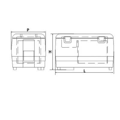 Frigo-congelatore portatile a pozzetto 25 litri TRD4325000