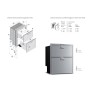 Vitrifrigo DW210 OCX2 DTX IM Stainless steel Drawer Freezer Icemaker + Refrigerator 182lt 230V VT16006316