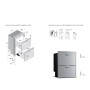 Vitrifrigo DW180 OCX2 BTX IM Stainless steel Drawer Icemaker Freezer + Freezer 144lt 230V VT16006310