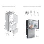 Vitrifrigo DW360 OCX2 BTX IM Upper Refrigerator 157lt Lower Freezer Icemaker/Freezer 144lt 115/230V VT16006321