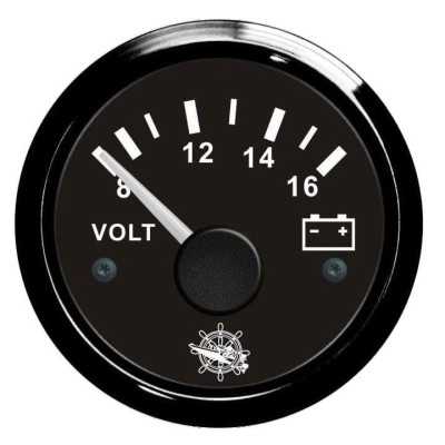 Osculati 12V Voltmeter Scale 8/16V N100069722514