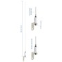 Scout KM-3A Stainless steel VHF antenna 100cm 156-162Mhz N100266502508