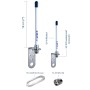 Scout KM-10 Antenna VHF 1dB 18cm Cavo RG-58 18m + Connettore PL-259 N100266502513-10%