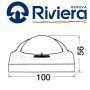 Bussola Riviera Aries da appoggio Bianca 100xh60mm N100368321244-28%
