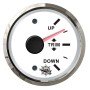 Osculati 12/24V TRIM Indicator Signal 0-190 Ohms White Dial Glossy Bezel OS2732220