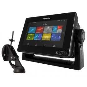 Raymarine Axiom 7DV 7" Multifunction Display with Fishfinder DownVision Transducer RYE7036401 Raymarine Axiom 7DV 7" Multifunction Display with Fishfinder DownVision Transducer RYE7036401