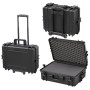 Waterproof Trolley Case Cubed Foam 505STR Black for Electronic Devices 66020013