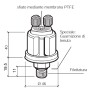 VDO Oil pressure bulb double 10 Bar 1/8-27NPT Insulated poles OS2755700