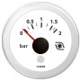VDO Indicatore Pressione del turbo 0-2 bar 12/24V 52mm Bianco ViewLine OS2749701-18%