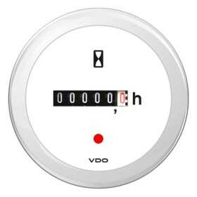 VDO ViewLine White Hour counter 12/24V 52mm OS2749401 VDO ViewLine White Hour counter 12/24V 52mm OS2749401
