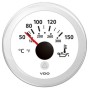 VDO ViewLine White Oil Thermometer 50/150°C 12/24V 52mm OS2748901