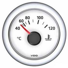 VDO ViewLine White Water Thermometer 40/120°C 12/24V 52mm OS2748801 VDO ViewLine White Water Thermometer 40/120°C 12/24V 52mm OS2748801