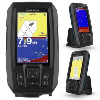 GARMIN STRIKER™ 4 FISHFINDER AND GPS With 4-PIN, 77/200KHZ TM TRANSDUCER