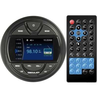 M3-TFT Dashboard radio 12V 4x40W FM/DAB/ROS with remote control OS2953002