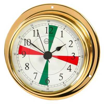 Barigo Tempo M Polished brass Clock with radio sectors 110x32mm OS2868301