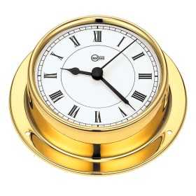 Barigo Tempo M Polished brass Clock with quartz movement 110x32mm OS2868300 Barigo Tempo M Polished brass Clock with quartz movement 110x32mm OS2868300