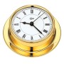Barigo Tempo M Polished brass Clock with quartz movement 110x32mm OS2868300
