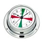Barigo Tempo S Chromed Clock with radio sectors 88x25mm OS2868001