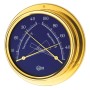 Barigo Regatta Igro/Termometro in ottone lucido 100x120mm Quadrante blu OS2836523-18%