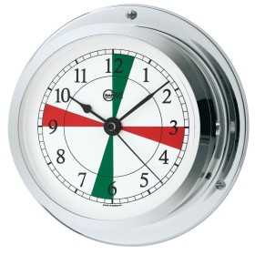 Barigo Star Chrome-plated brass Clock with radio sectors 85/110mm OS2836199 Barigo Star Chrome-plated brass Clock with radio sectors 85/110mm OS2836199