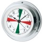 Barigo Star Chrome-plated brass Clock with radio sectors 85/110mm OS2836199