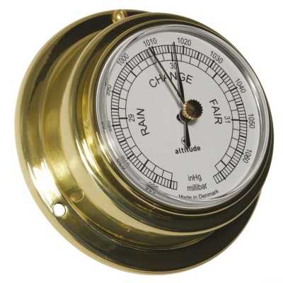 Altitude 831 Polished brass Barometer 71xh29mm 57mm Dial OS2883102