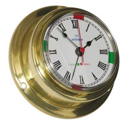 Altitude 842 Polished brass Clock 95xh40mm 70mm Dial OS2875002