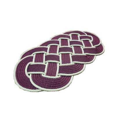 Oval braided carpet 600x330mm Bicolour FNI0808987