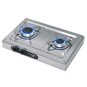 Stainless Steel Hotty Gas Stove 2-2 Burner 440x290mm MT1504050 Stainless Steel Hotty Gas Stove 2-2 Burner 440x290mm MT1504050