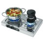 Stainless Steel Hotty Gas Stove 2-2 Burner 440x290mm MT1504050