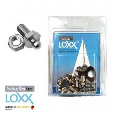 Blister 10p Loxx Tenax M5 10mm metric screws with nut MT3214294