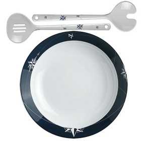 Marine Business Salad Bowl with Serve Cutlery 25cm MT5801212 Marine Business Salad Bowl with Serve Cutlery 25cm MT5801212