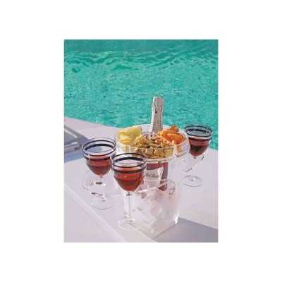 Marine Business Secchiello champagne con portabicchieri / snack 20xh24,5cm MT5801801-20%