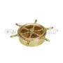 Polished Brass helmann's wheel shaped ashtray 190mm MT5807019