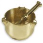 Polished Brass pestle-shaped ashtray 85mm MT5807039