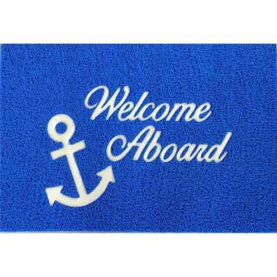 Welcome Aboard mat Blue 40x60cm N20215505721