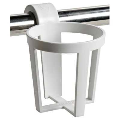 Kit 3 Portabicchieri universali in PVC a scatto per tubi 25/30mm Bianco N40417405693-0%