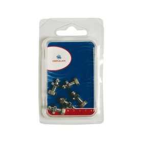 Loxx stainless steel male snap fasteners with screw+nut 5 piece blister pack OS1044251 Loxx stainless steel male snap fasteners with screw+nut 5 piece blister pack OS1044251