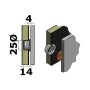 Insert to screw Fastmount LP-DF8 OS1046101 OS1046105